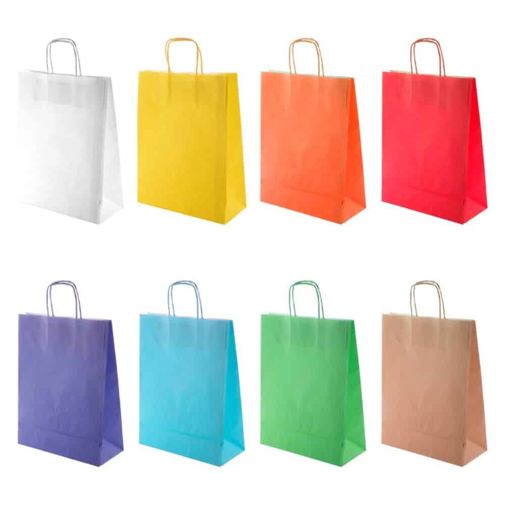 Mall torba papierowa - warianty kolorystyczne