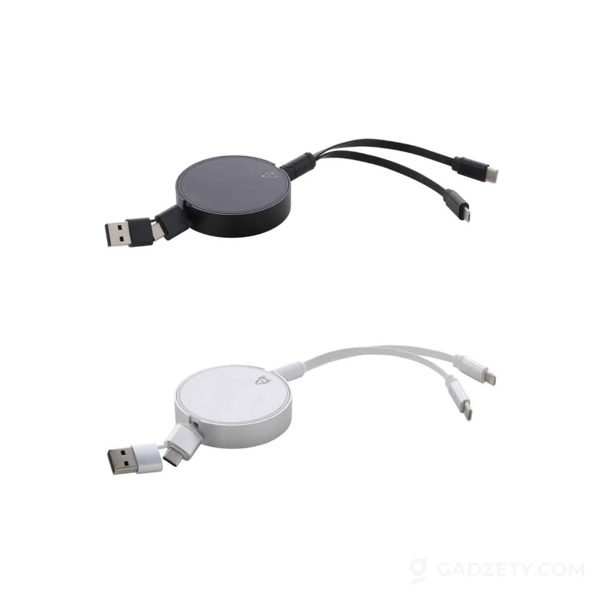 Kabel USB do ładowania Ralospic teleskopowy