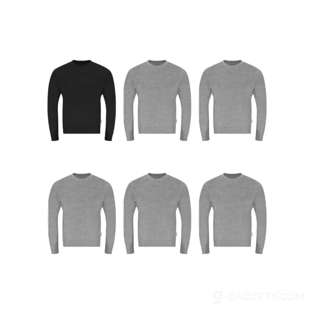Bluza Fewan, ekologiczna z okrągłym dekoltem
