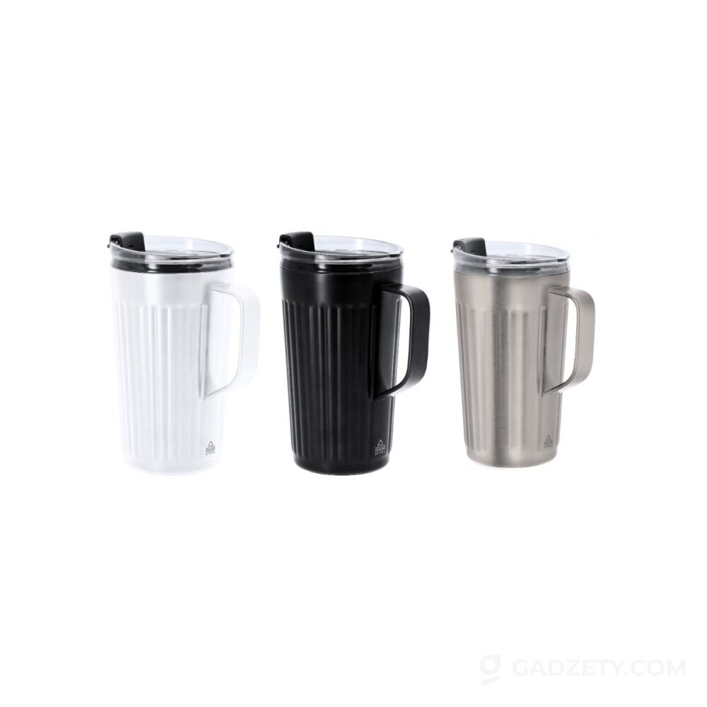 Kubek termiczny Hosien, stal z recyklingu