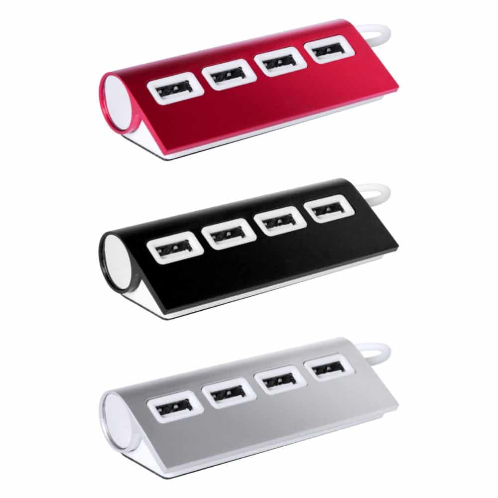 Wudge USB hub - warianty kolorystyczne