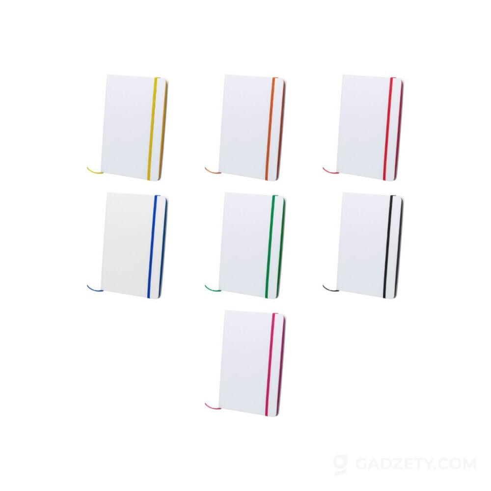 Notes Pendula A5, z kolorową gumką i tasiemką