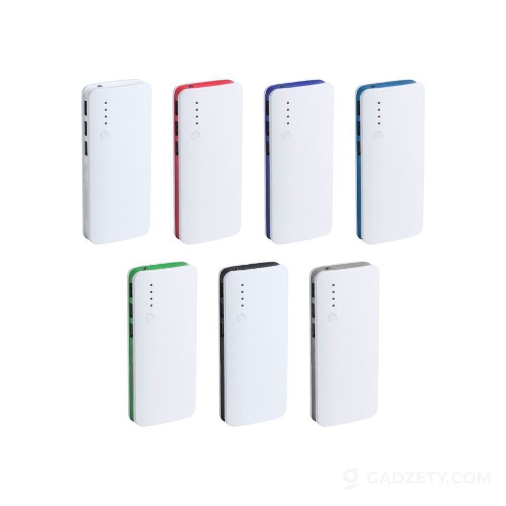 Power bank Tenak, 10000 mAh, plastikowy