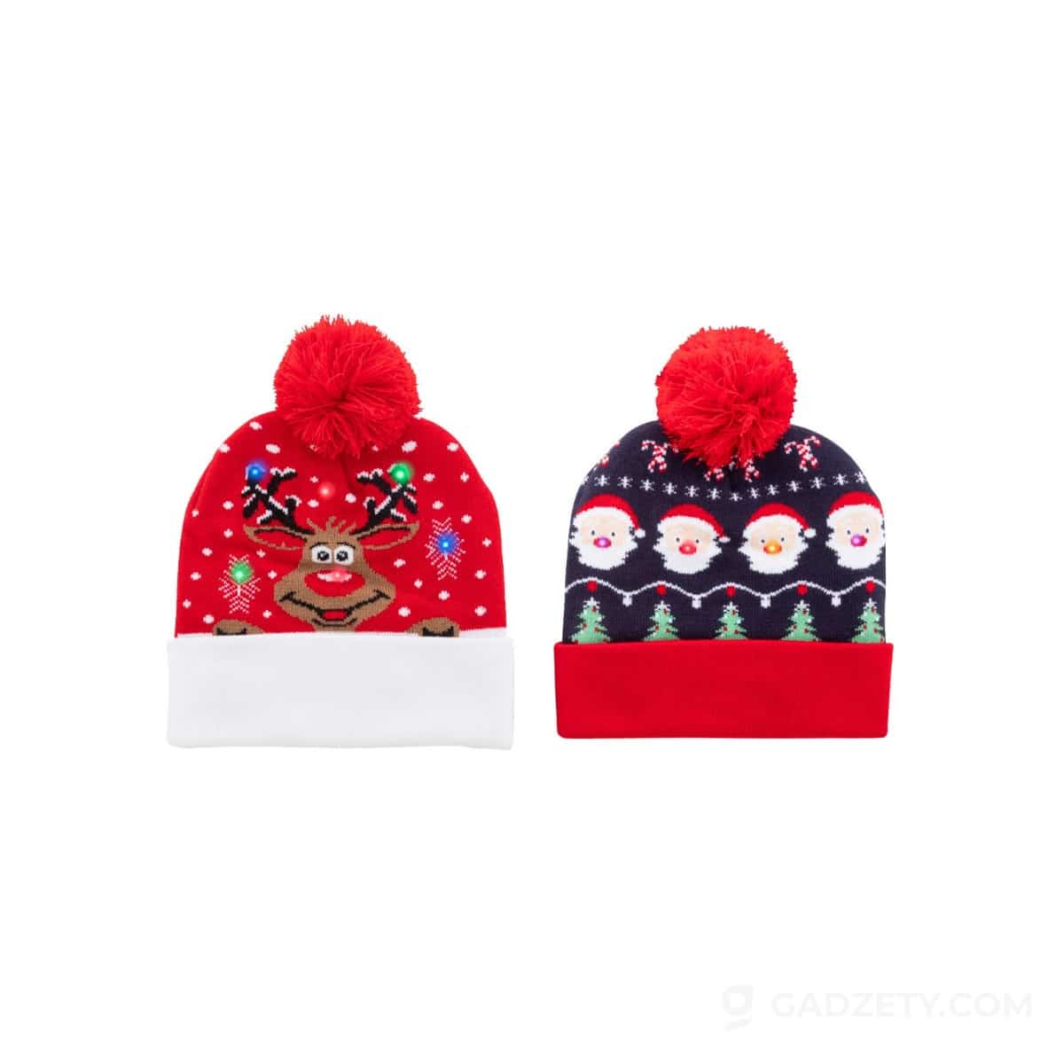 Czapka zimowa Norrsken Świąteczna z LED