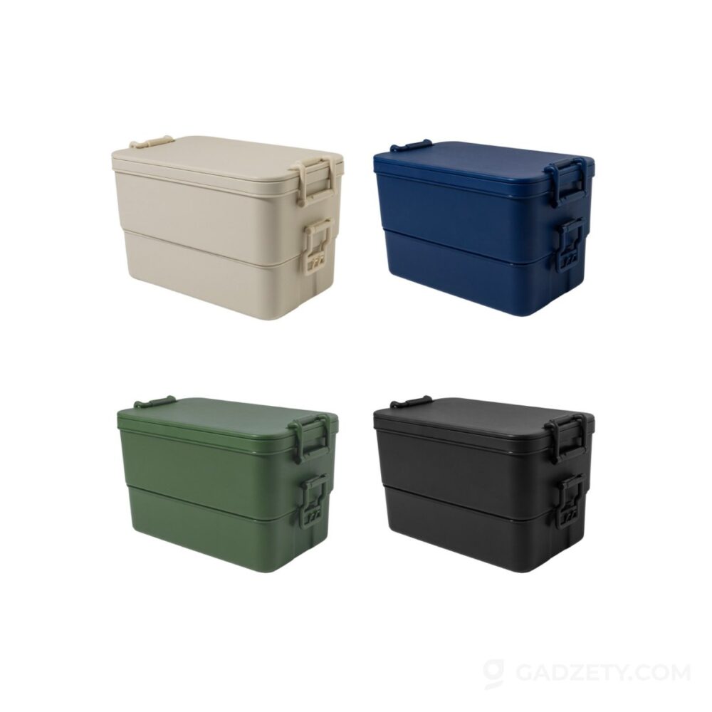 Lunchbox Duplox z przegródkami i klamrą