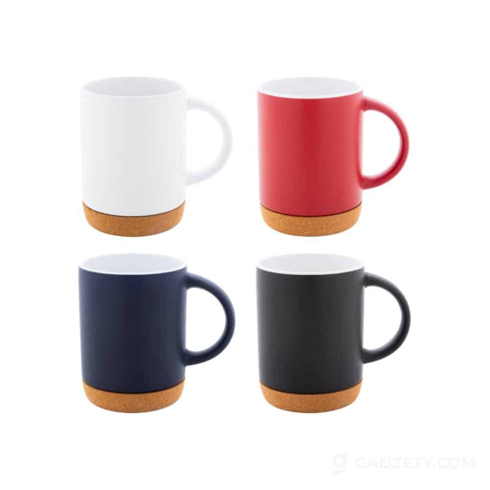 Kubek ceramiczny Koberg, podstawa korkowa