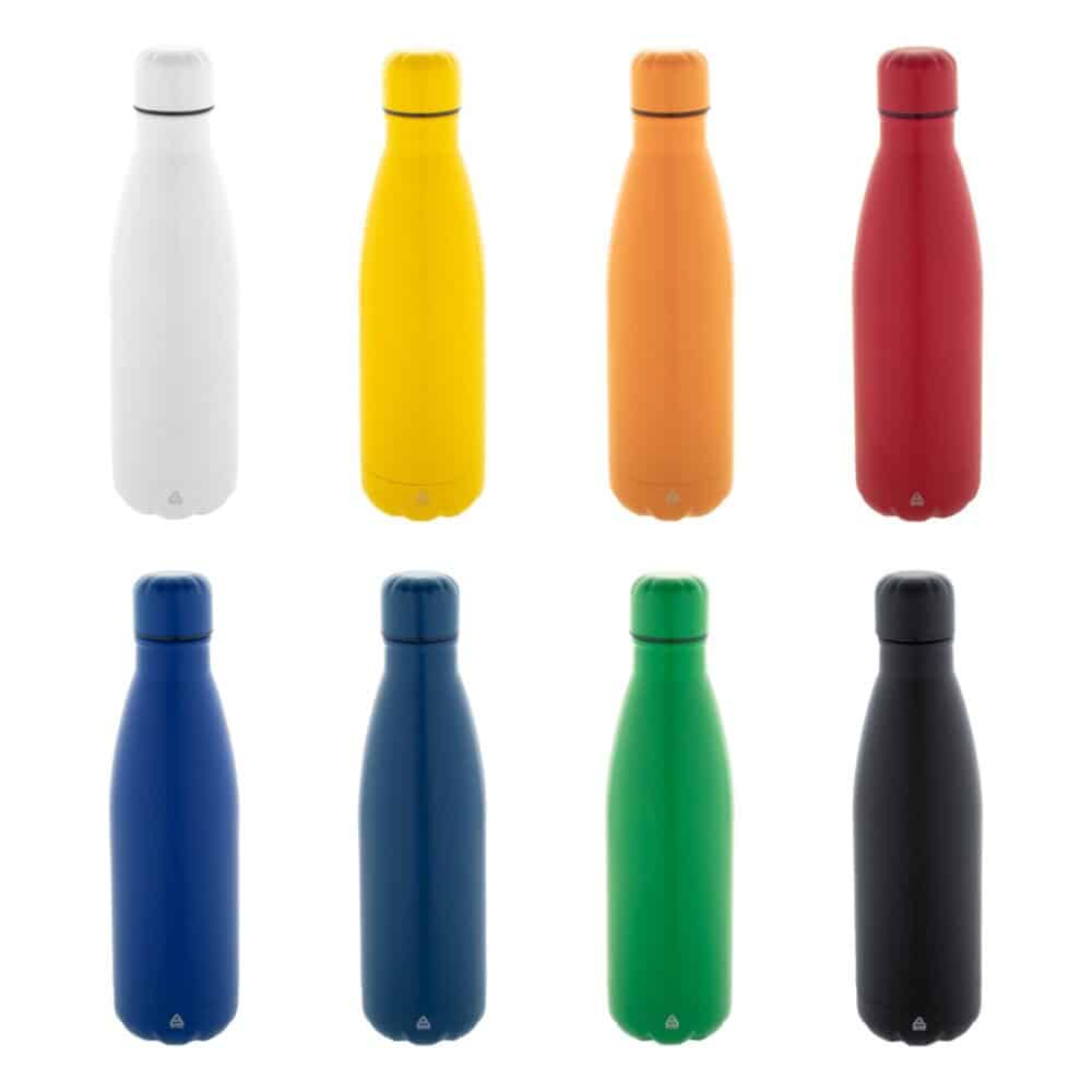 Refill butelka ze stali nierdzewnej z recyklingu - warianty kolorystyczne