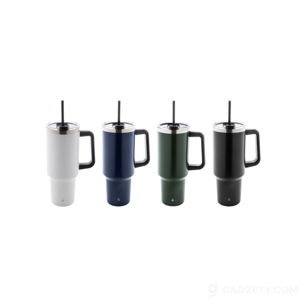 Kubek termiczny Massimus ze słomką 1200 ml