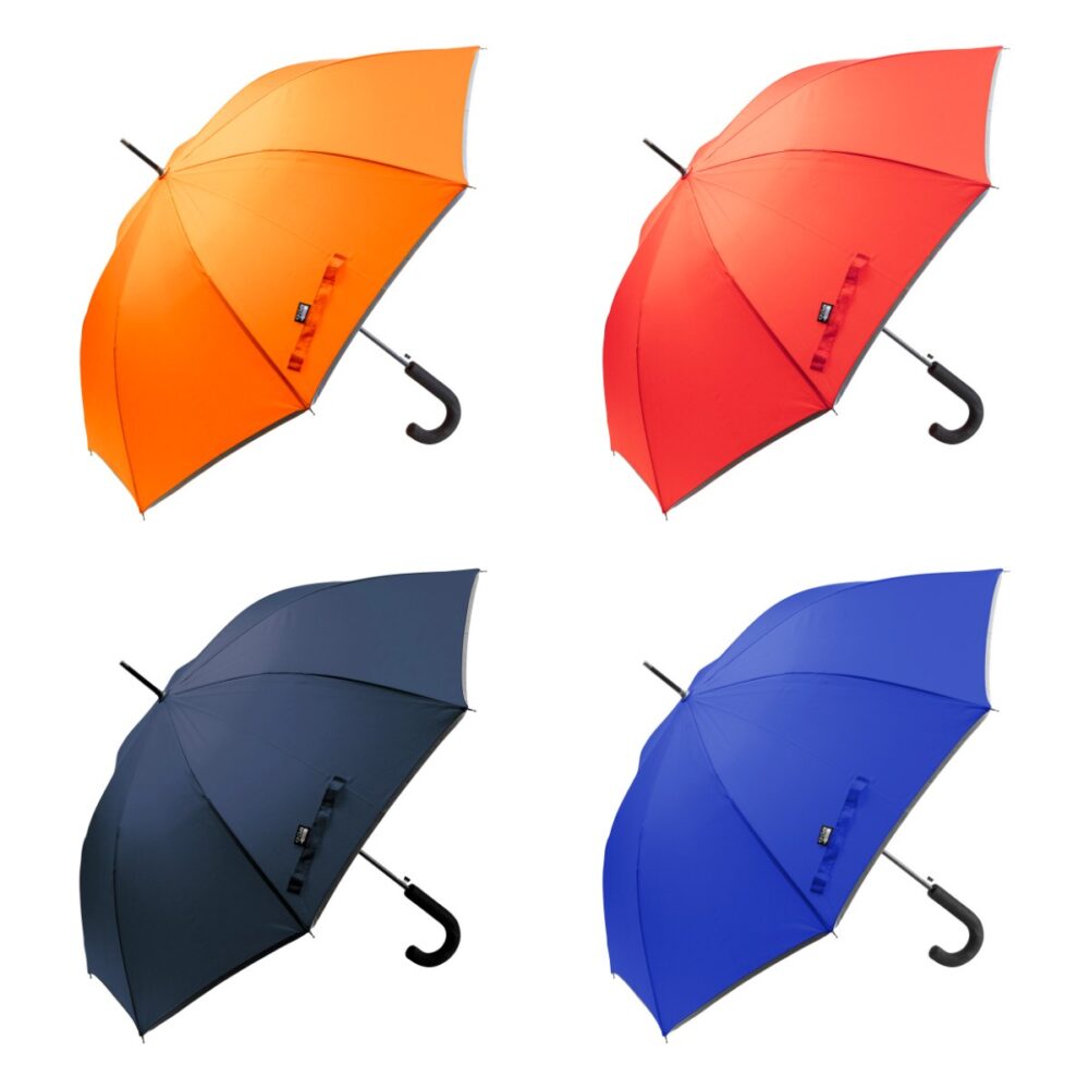 Thunder Max odblaskowy parasol RPET - warianty kolorystyczne
