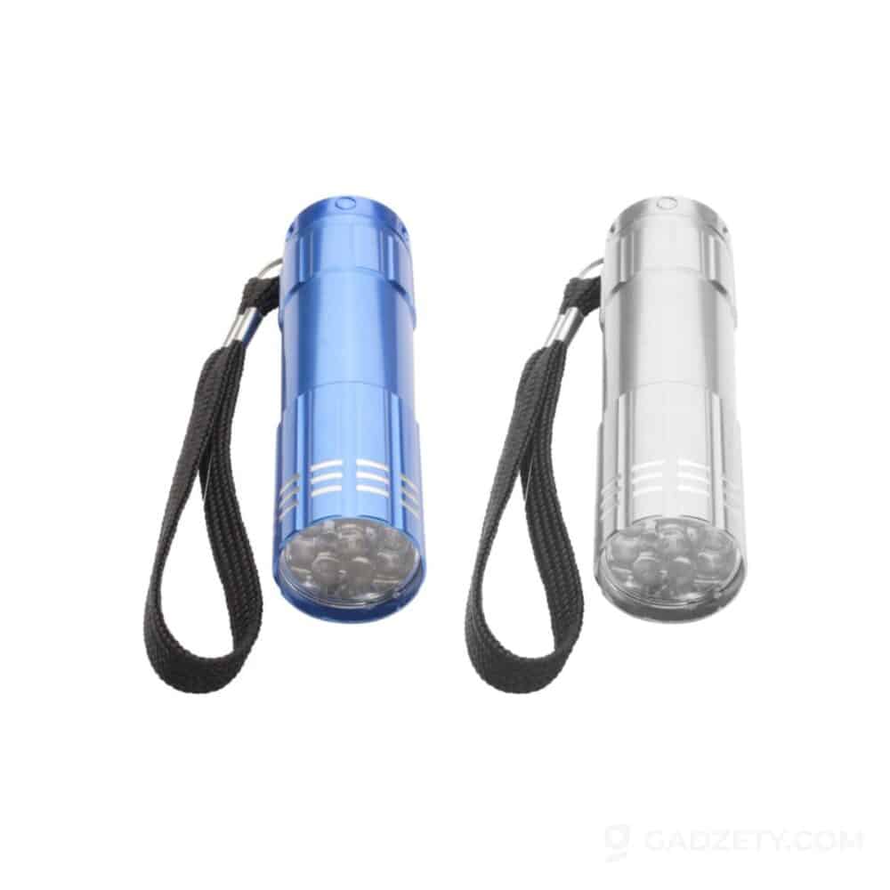 Latarka Spotlight, aluminiowa z 9 diodami
