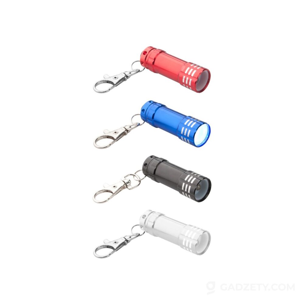 Mini latarka Pico, aluminiowa z 3 diodami LED
