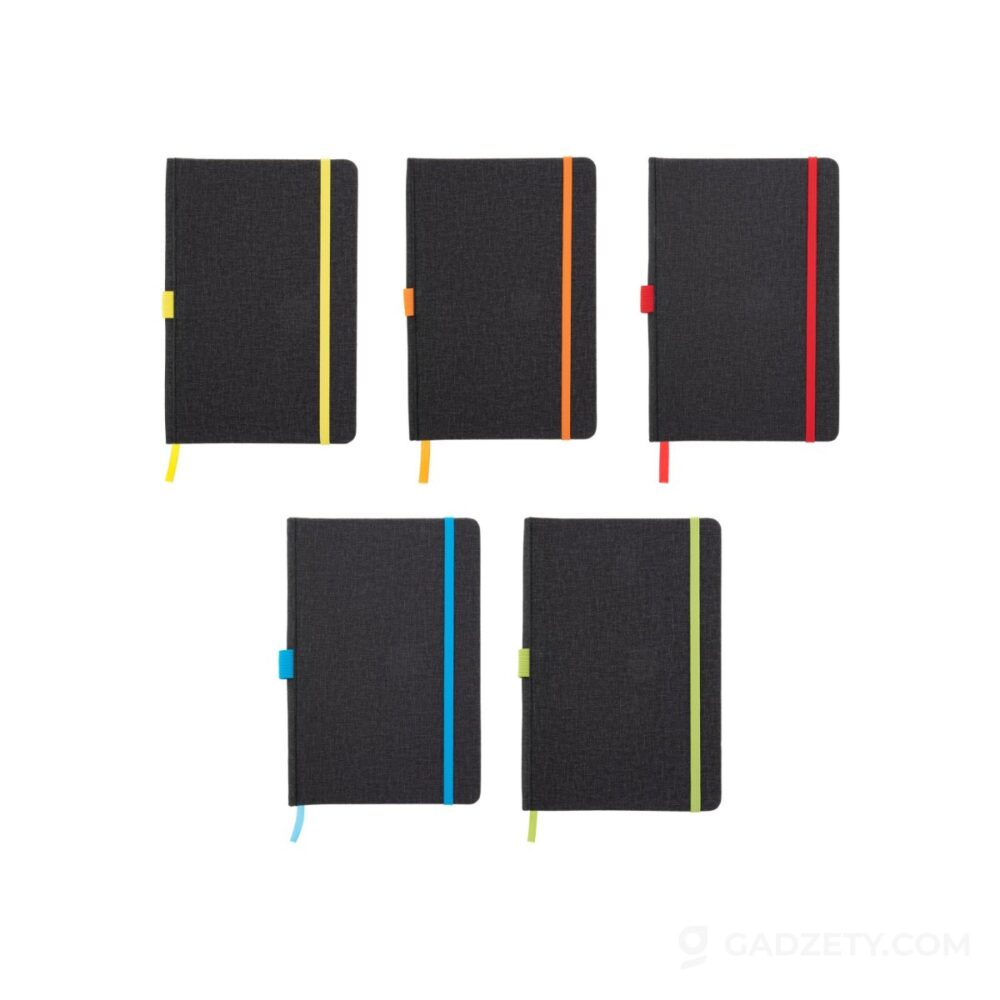 Notes A5 Andesite, z uchwytem na długopis
