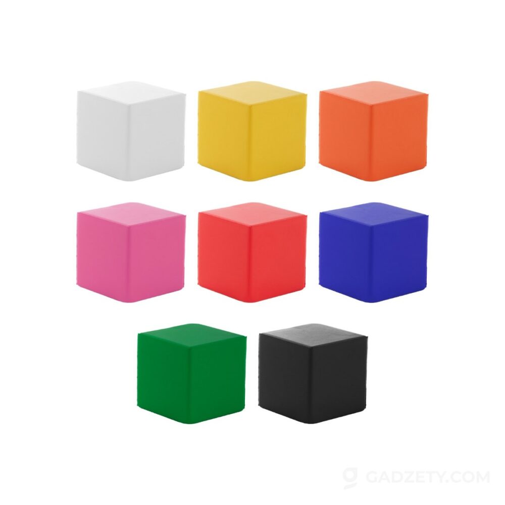 Antystres Cubix 45 mm, sześcian z pianki PU