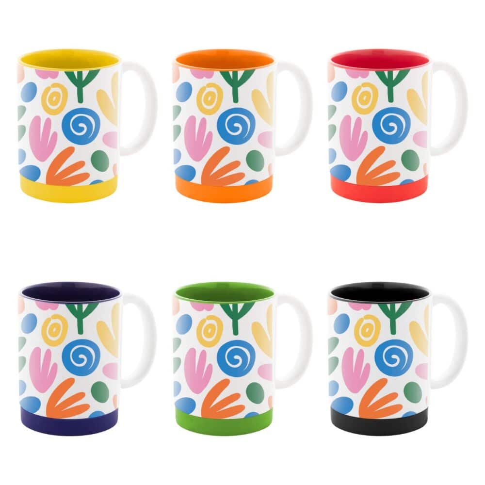 MultiColour Plus kubek sublimacyjny - warianty kolorystyczne