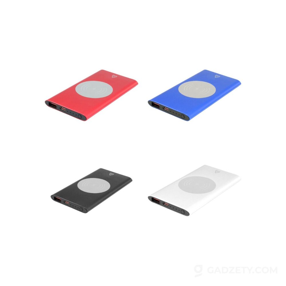Powerbank RaluWir, aluminium z recyklingu
