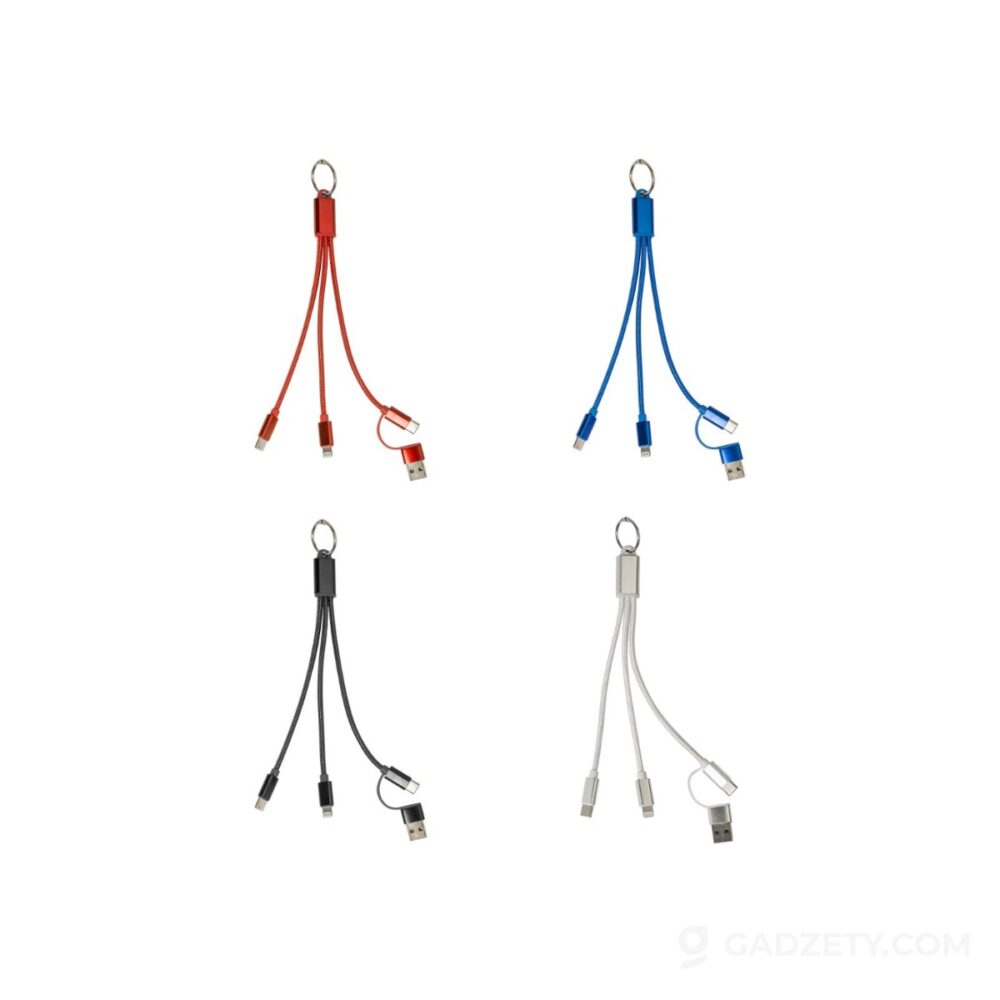 Brelok kabel ładujący Rafob, z recyklingu