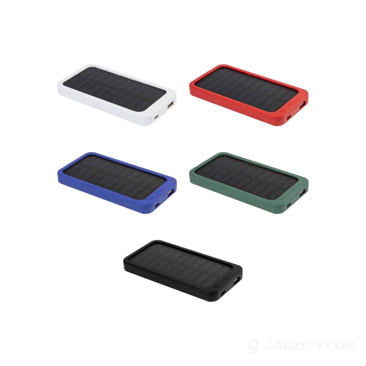 Powerbank solarny RABS z recyklingu ABS