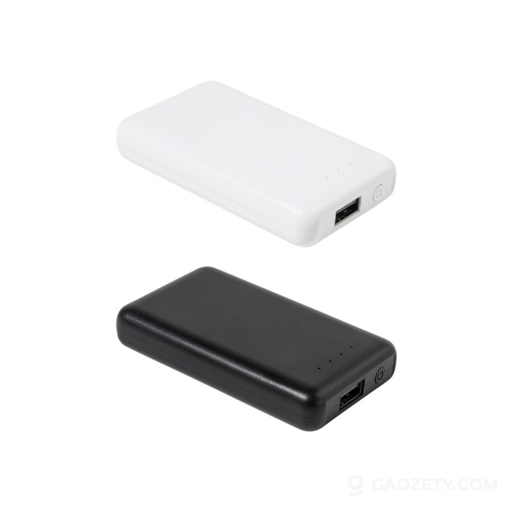 Mini powerbank RABS, 4000 mAh, z recyklingu