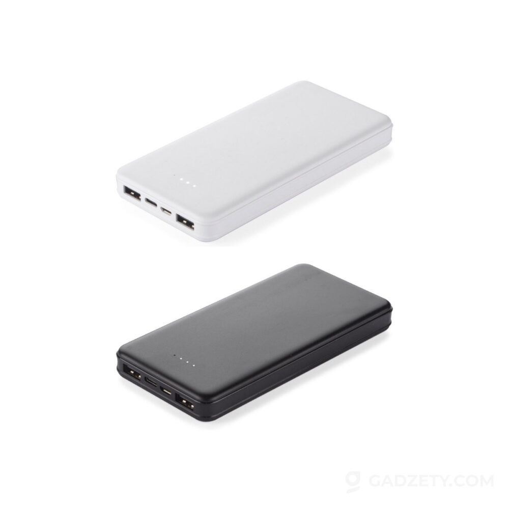 Power bank Simple, 10000 mAh, tworzywo