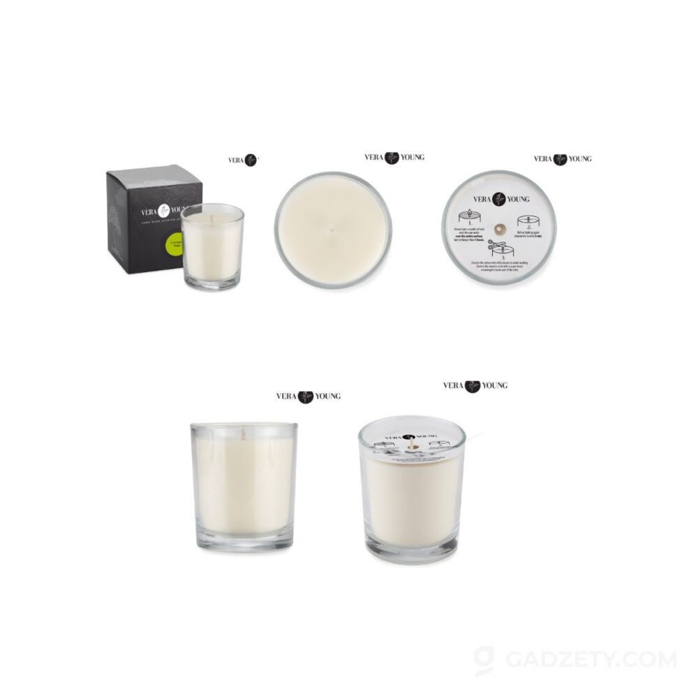 Świeca sojowa 170g - Lemongrass & Ginger - VERA YOUNG