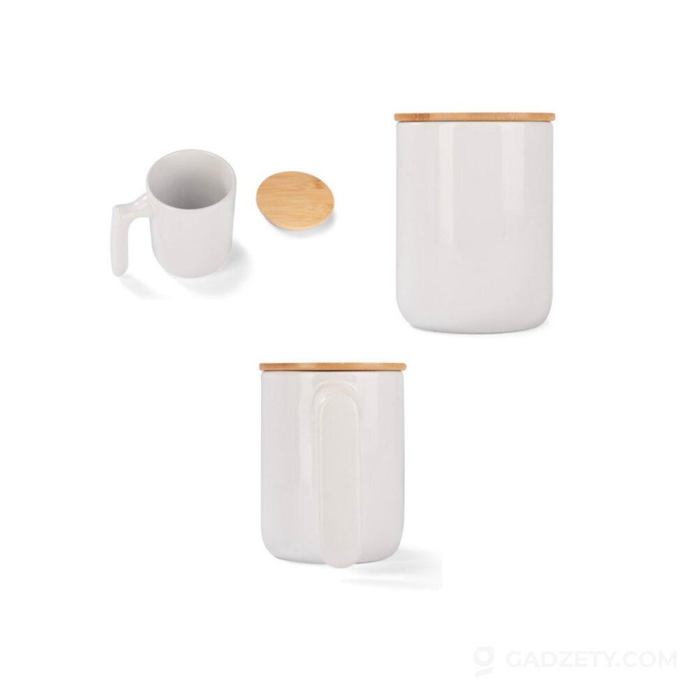 Kubek ceramiczny Vivian 420, z pokrywką