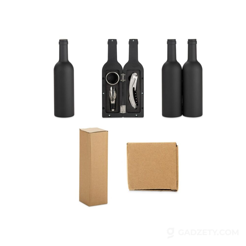 Zestaw do wina Sommelier, etui butelki
