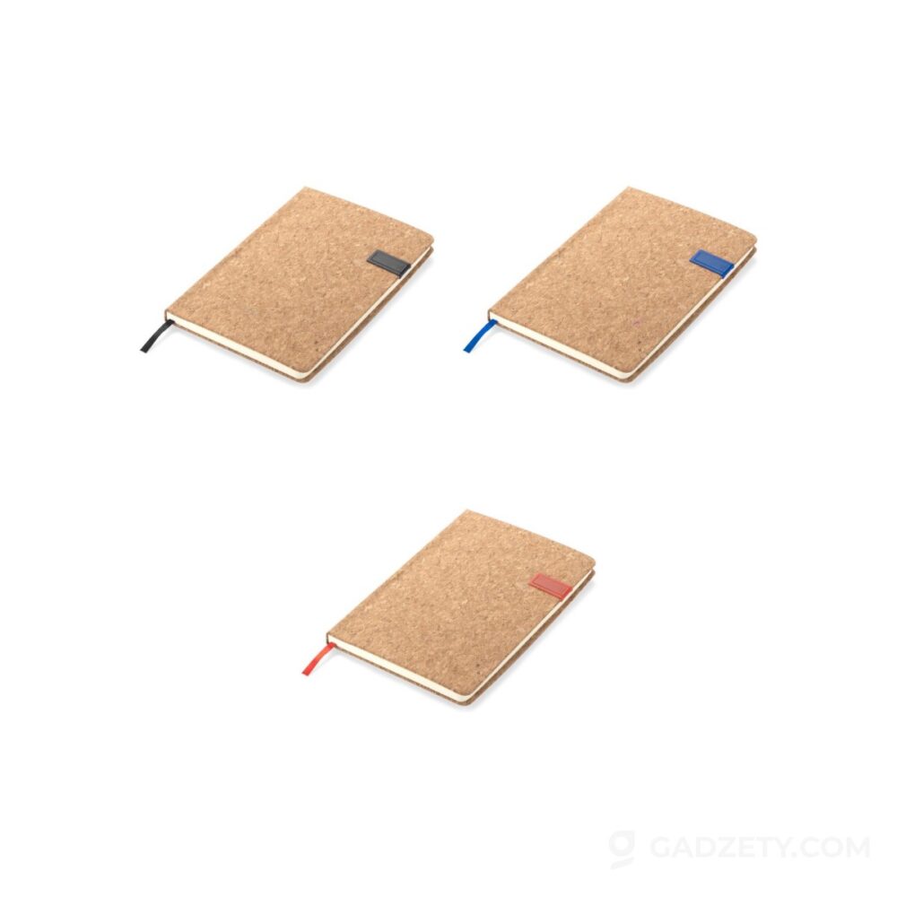 Notes MENTE A5 z pamięcią USB 16 GB, korkowy