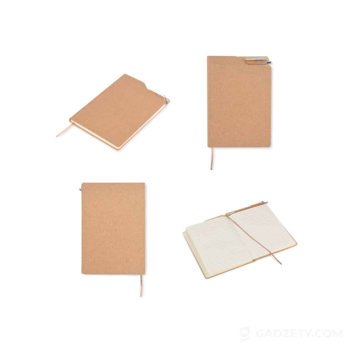 Notes korkowy z długopisem TESSO A5