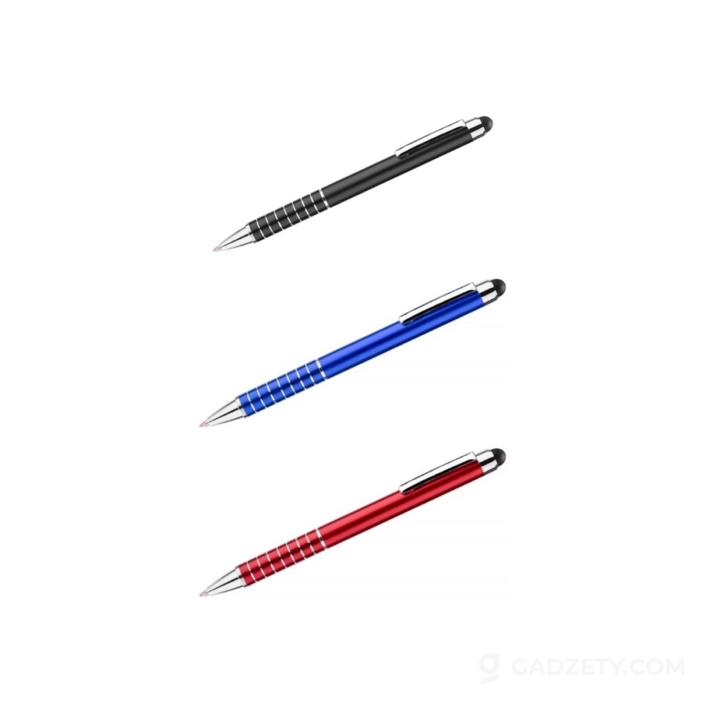 Długopis touch Impact, metalowy, niebieski