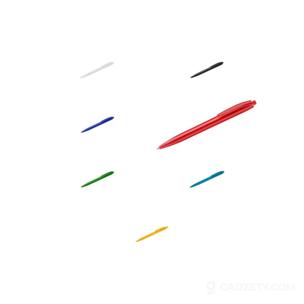 Długopis BASIC, plastikowy, niebieski wkład