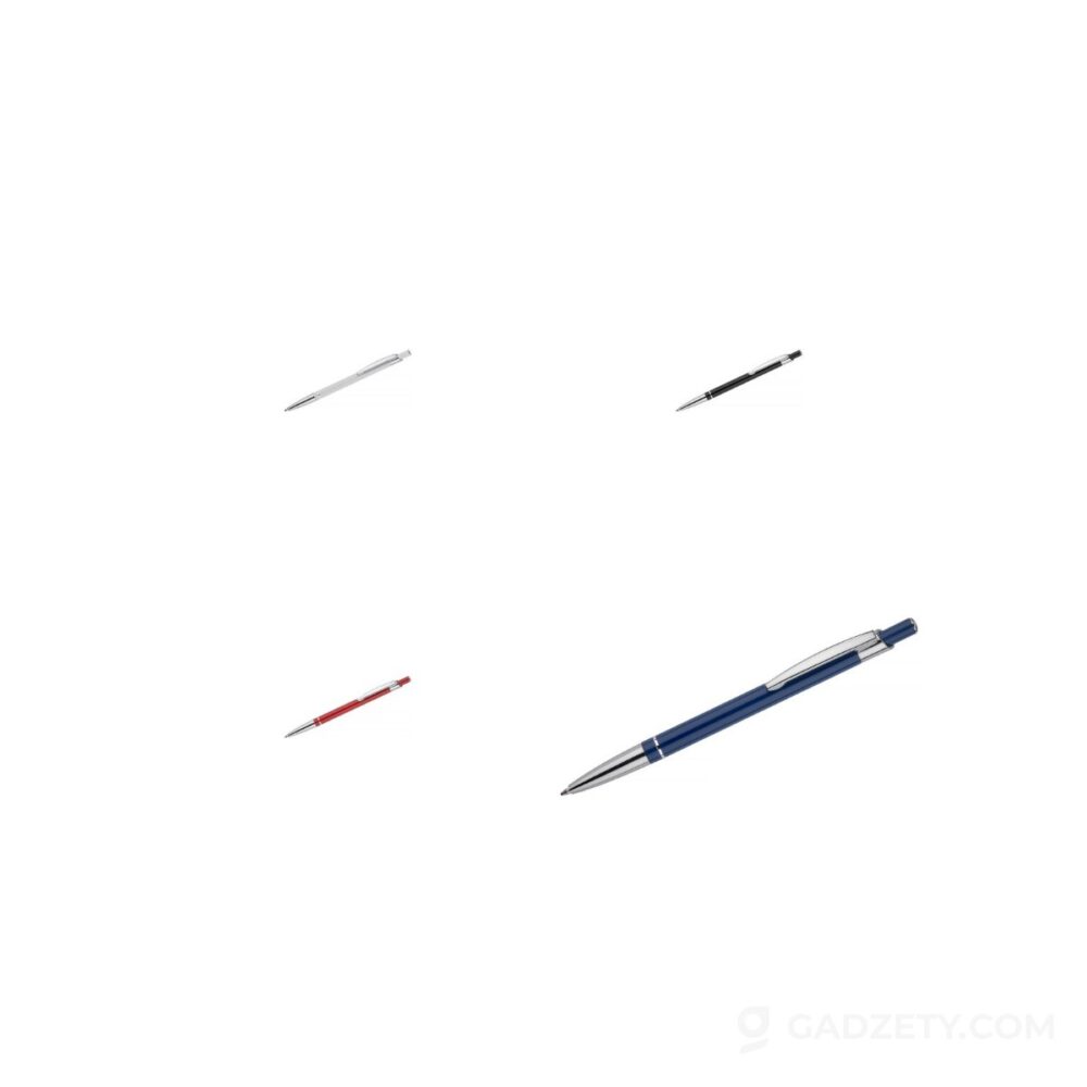 Długopis SLIM, metalowy, z grawerem logo