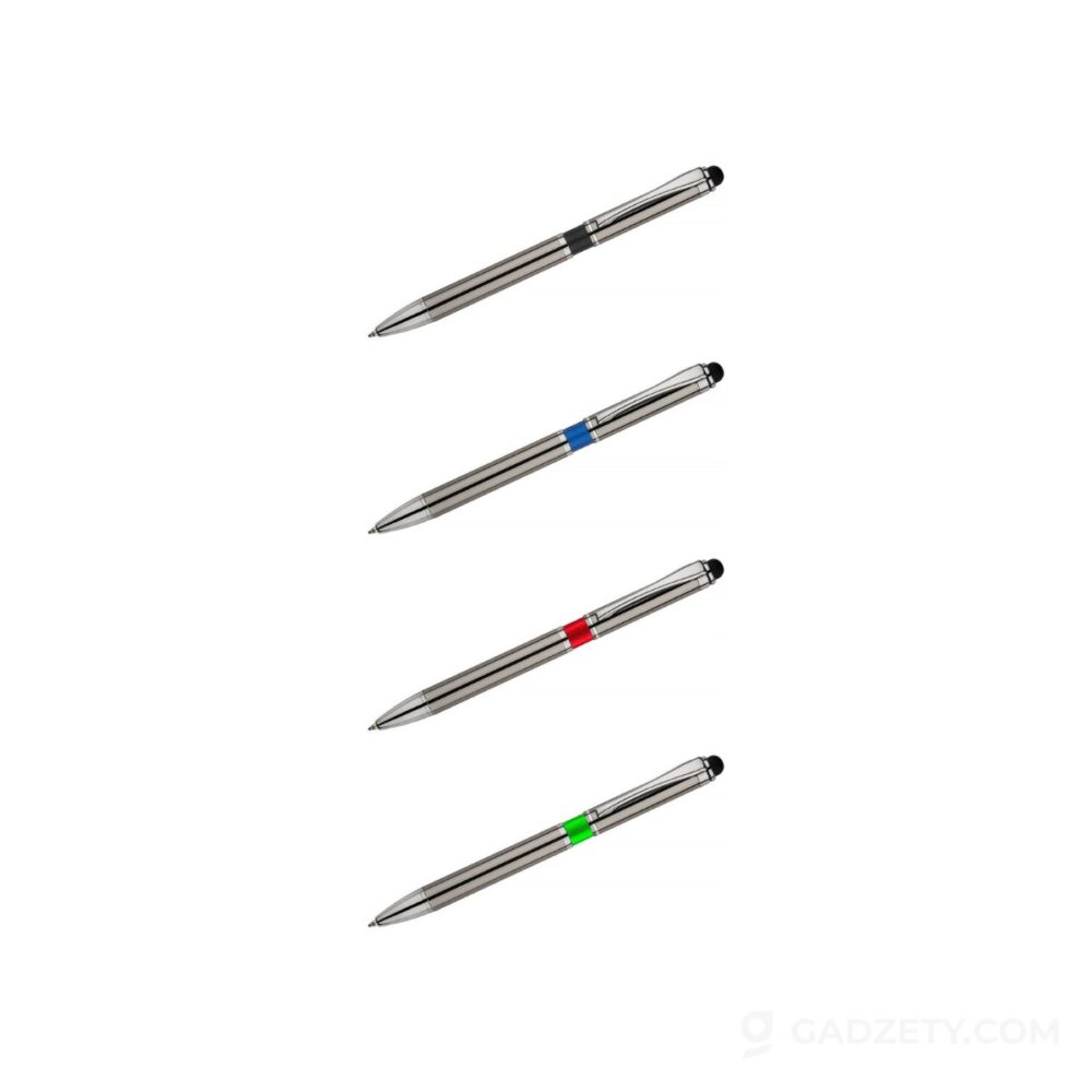 Długopis metalowy Turbo, kolorowa aplikacja