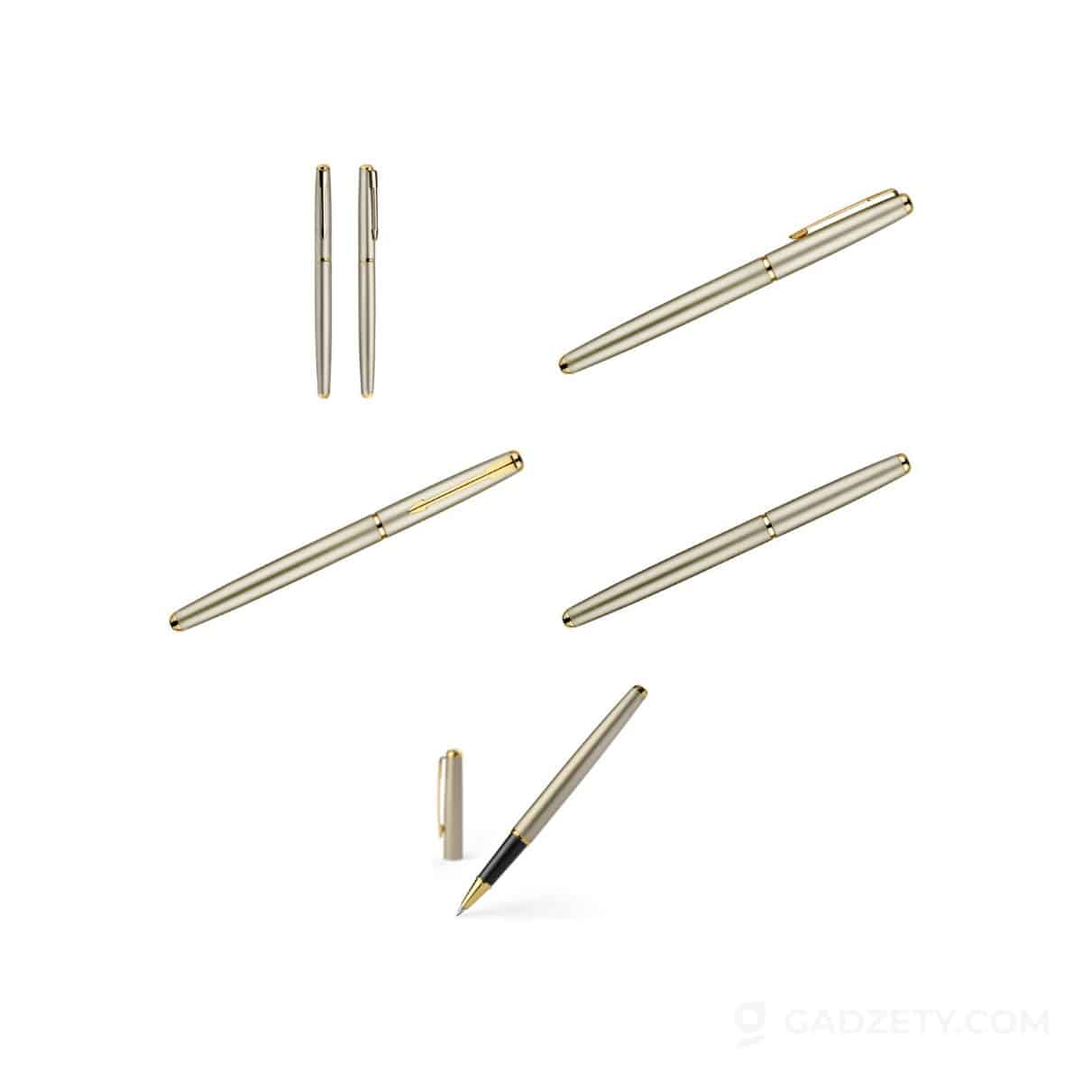 Pióro kulkowe Glow Gold, eleganckie metalowe