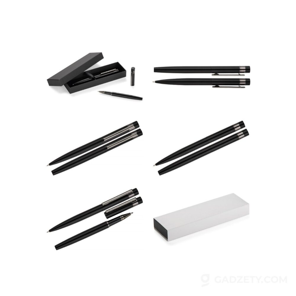 Zestaw piśmienniczy ZILE, metalowy w etui