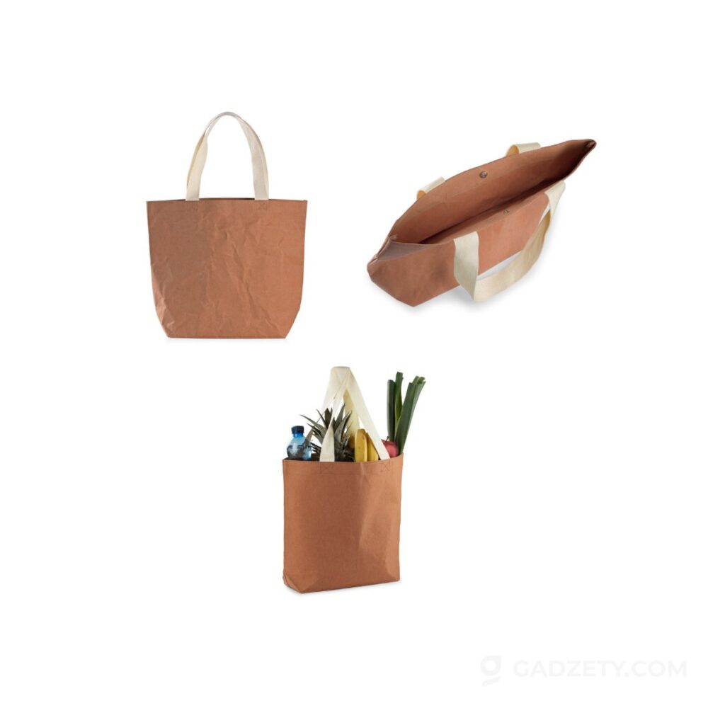 Torba papierowa IWA, z zatrzaskiem eko