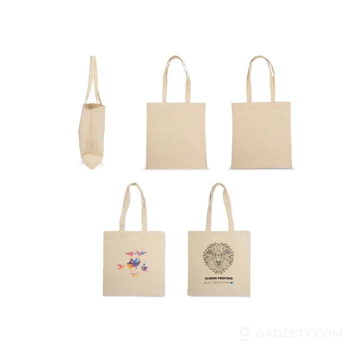 Torba na zakupy LEMI 150, bawełniana 150 g/m²