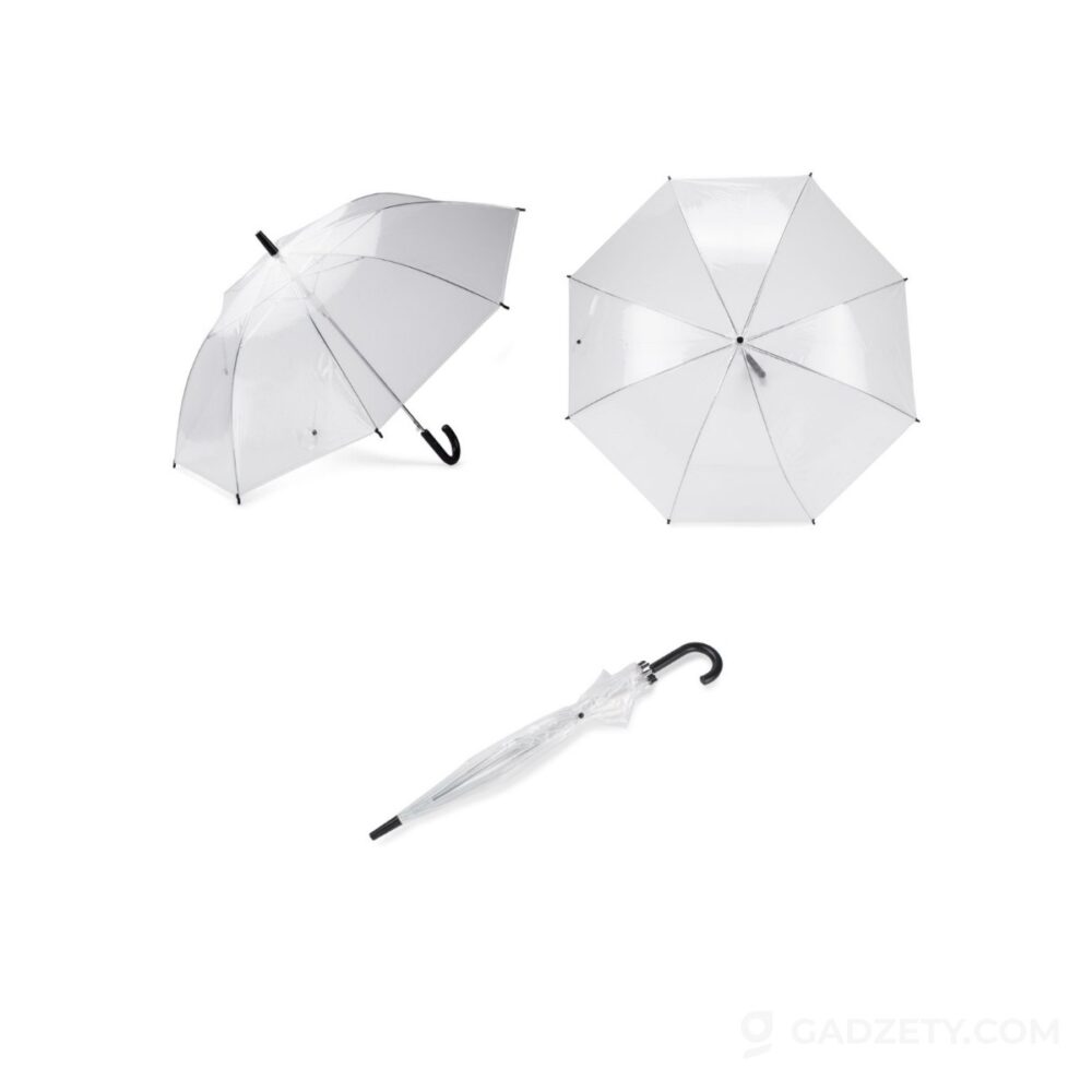 Parasol Foli, transparentny, z tworzywa