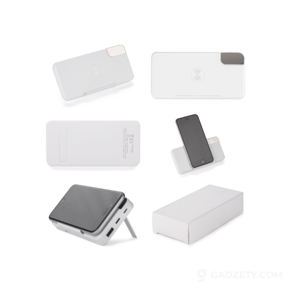 Power bank STAND, ze stojakiem na telefon