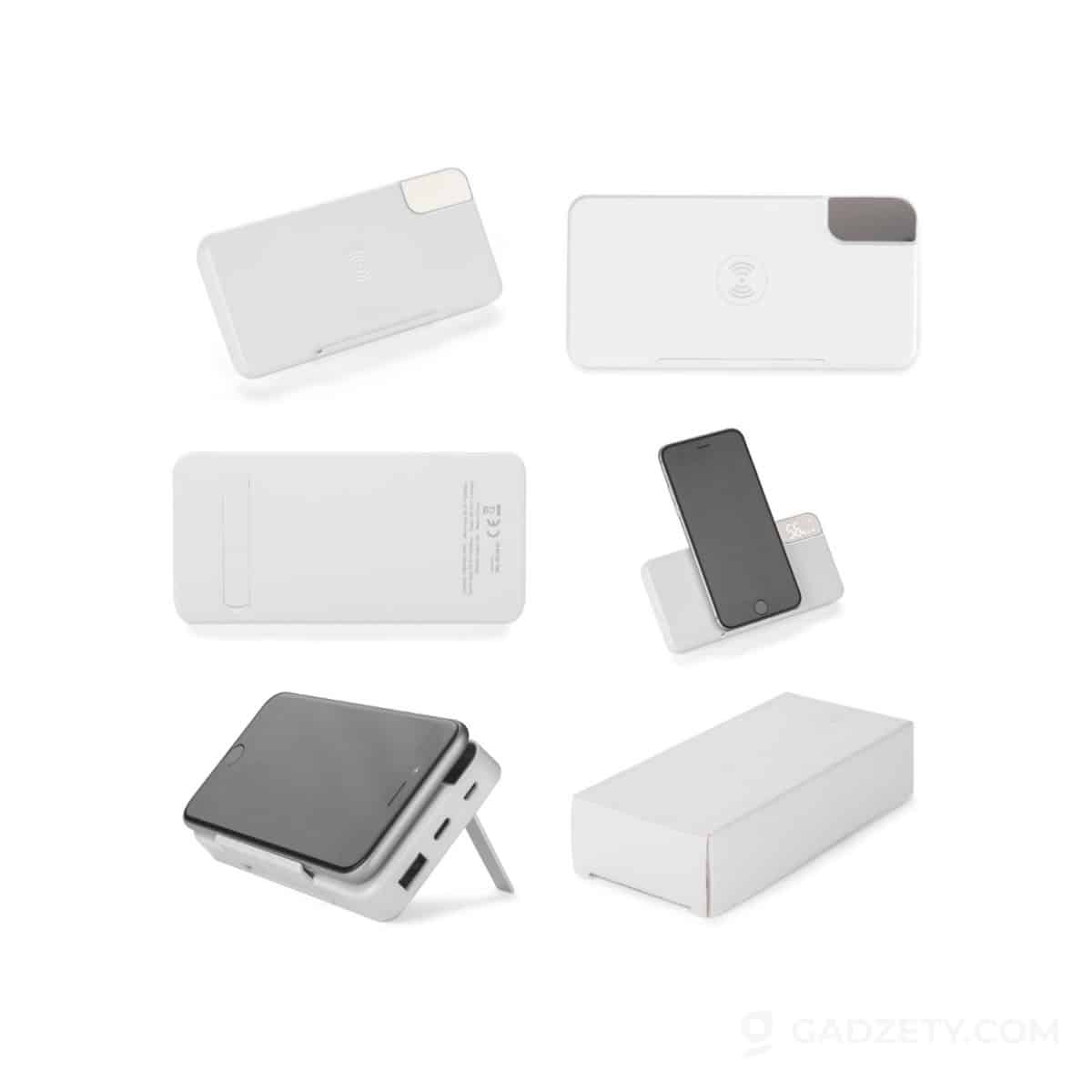 Power bank STAND, ze stojakiem na telefon