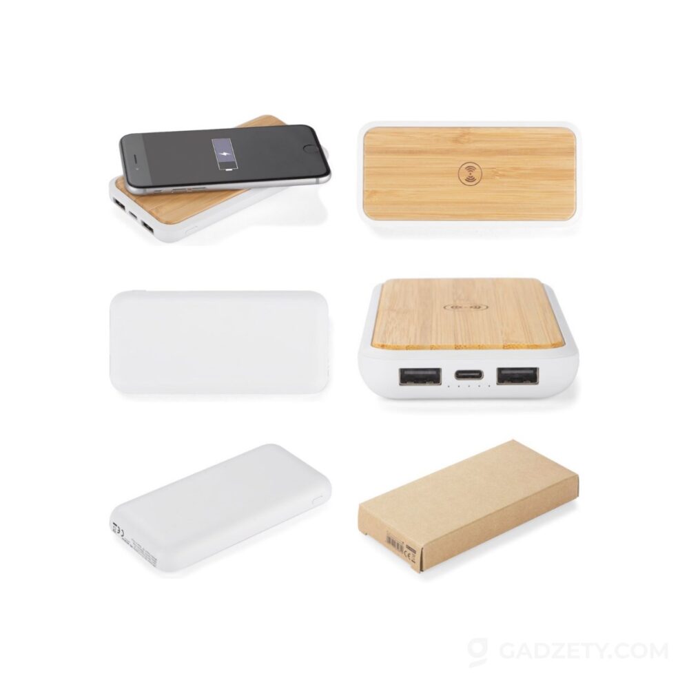 Power bank RONI 10 000 mAh, bezprzewodowy