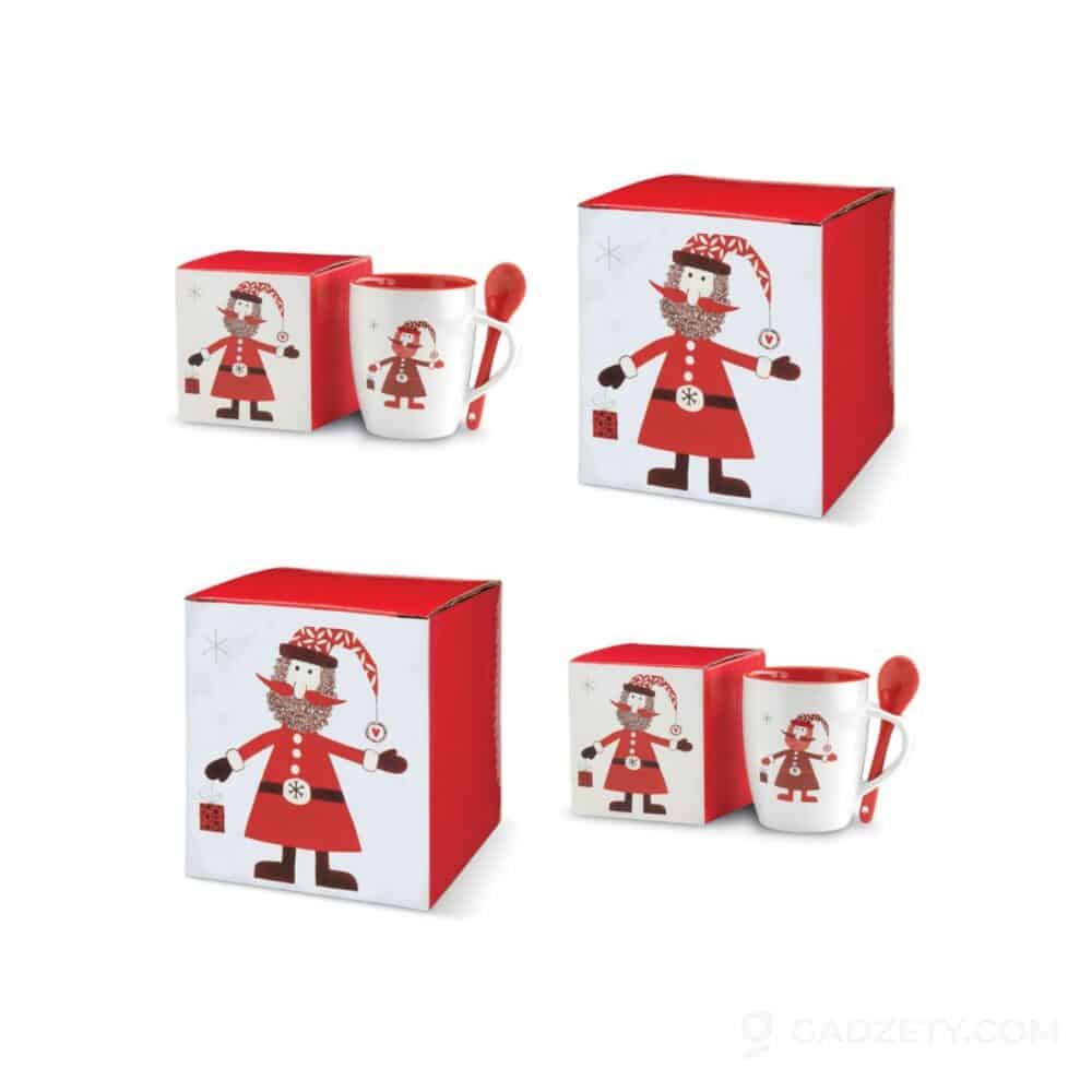 Kubek z łyżeczką 250ml CLAUS