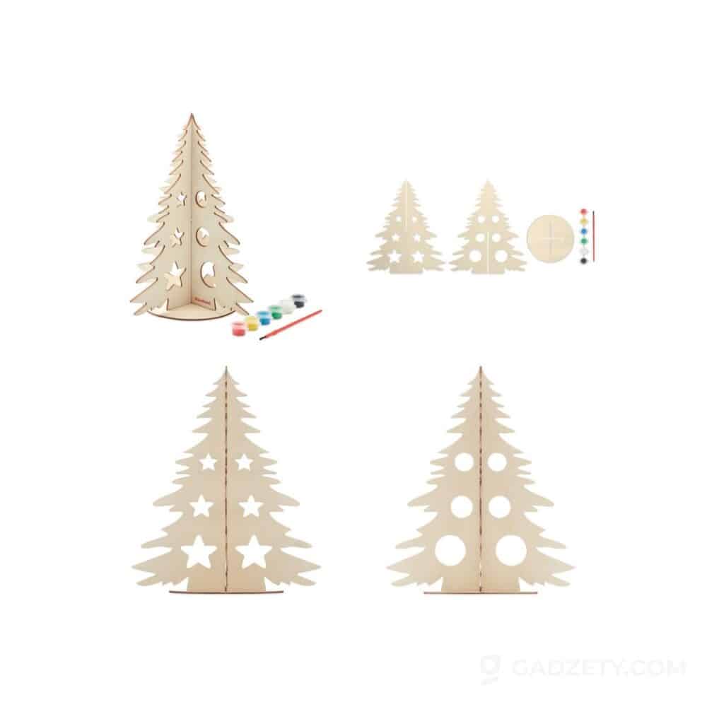 Choinka DIY Tree and Paint, z pędzelkiem