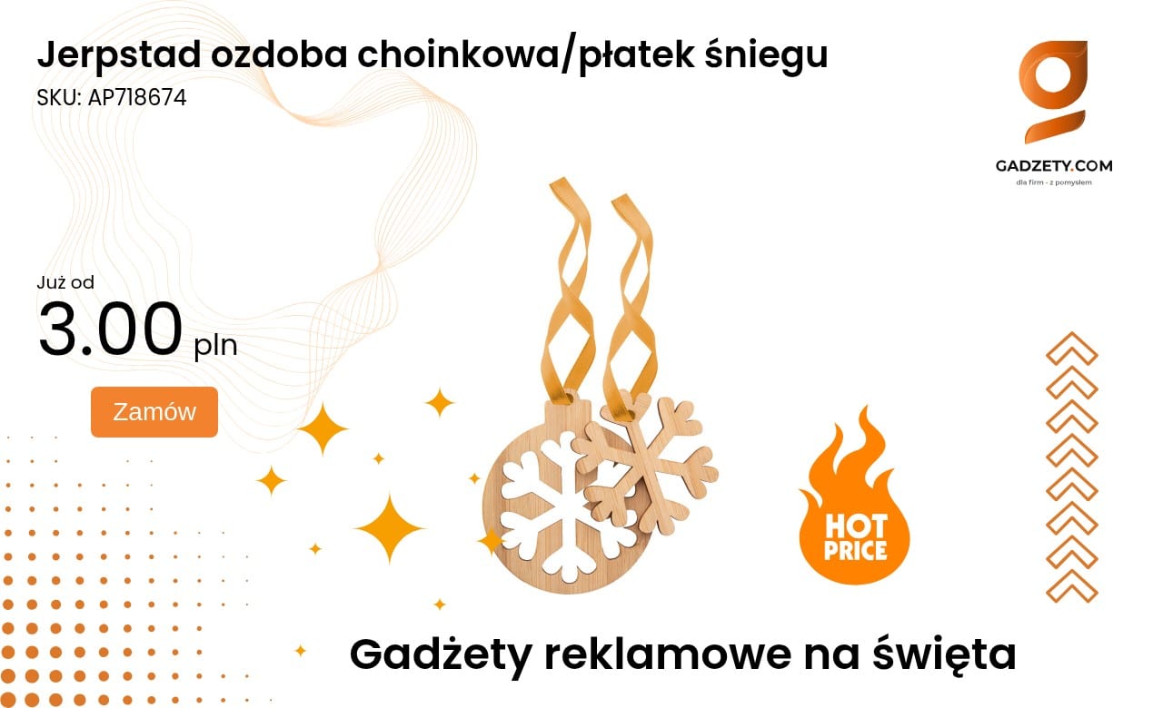 Jerpstad ozdoba choinkowa/płatek śniegu Ozdoba choinkowa Jerpstad w kształcie płatka śniegu