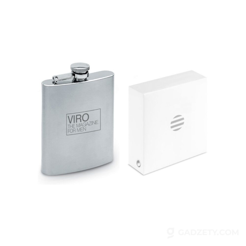 Piersiówka SLIMMY FLASK, satynowe wykończenie