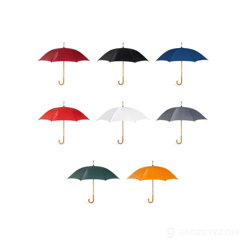 Parasol z drewnianą rączką CALA