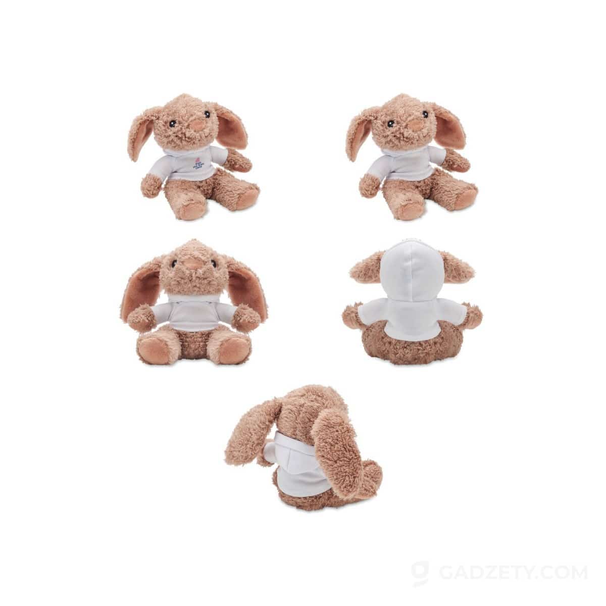 Pluszowy królik BUNNY w bluzie z kapturem