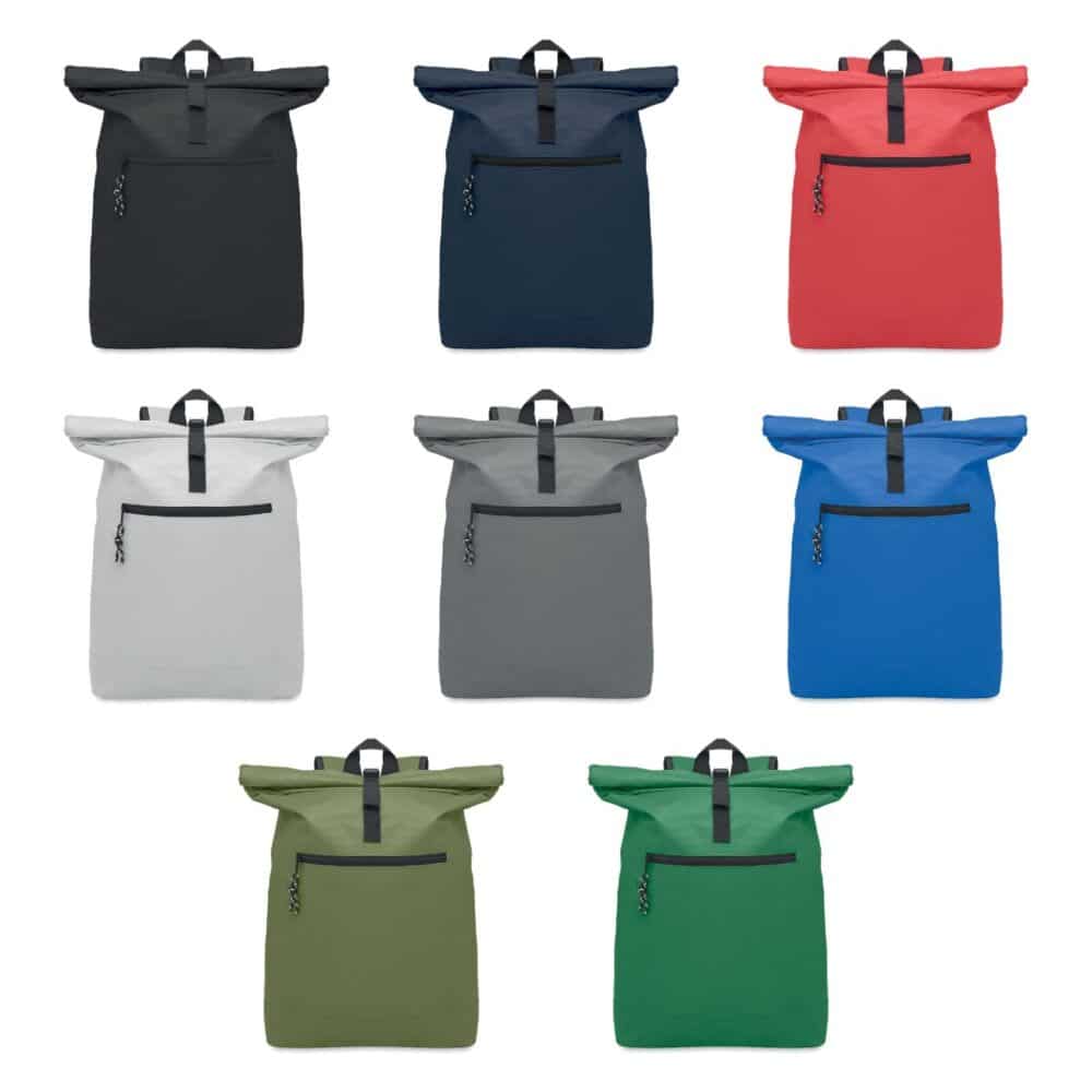 Plecak rolltop poliester 600D IREA - warianty kolorystyczne