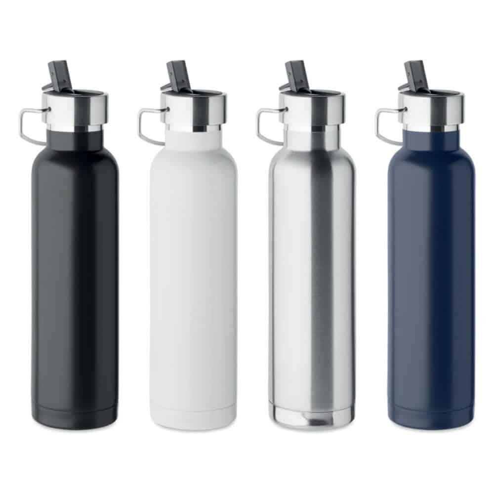 Butelka dwuścienna 660 ml RIFLOW - warianty kolorystyczne