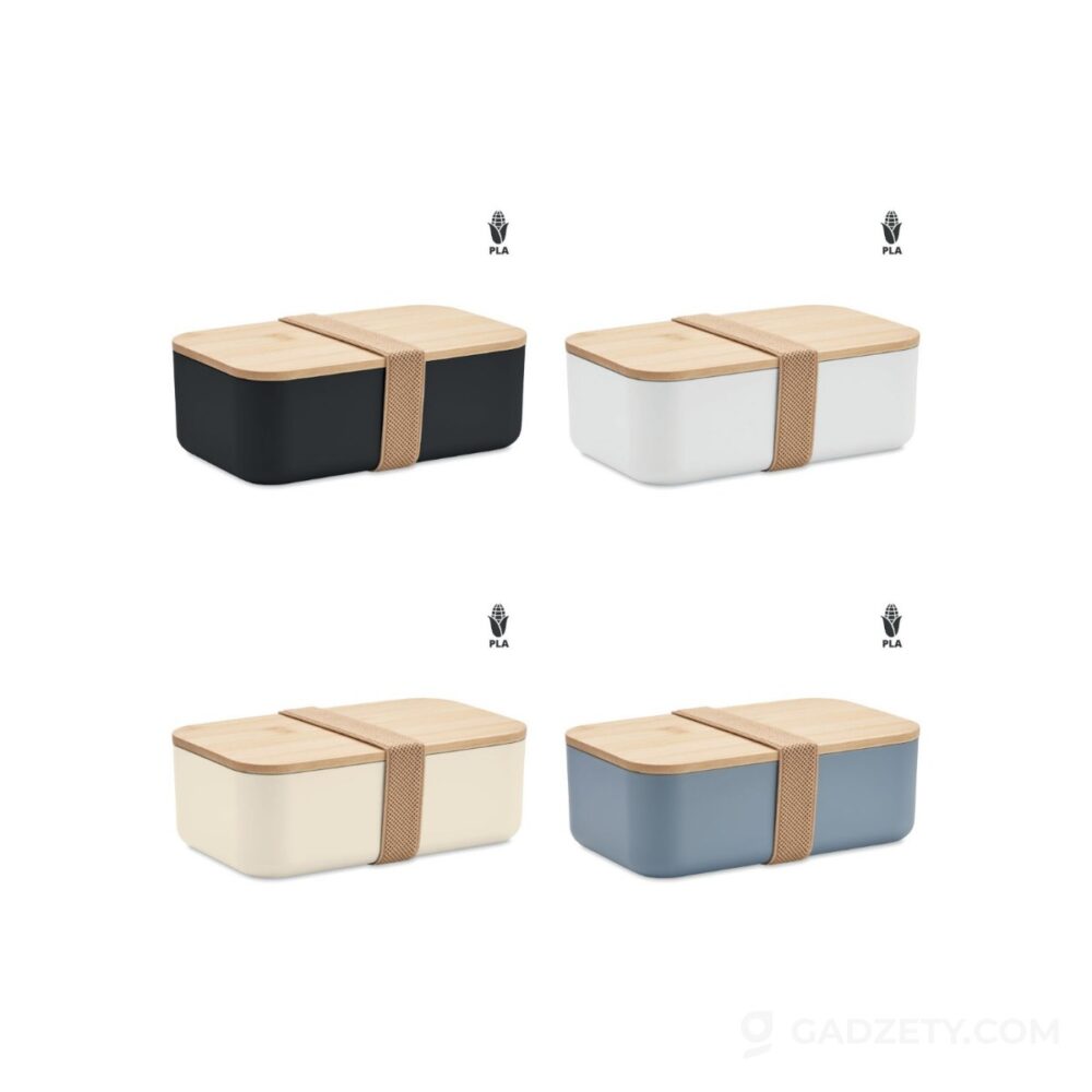 Lunchbox PLA BEIBABOX, bambusowa pokrywka
