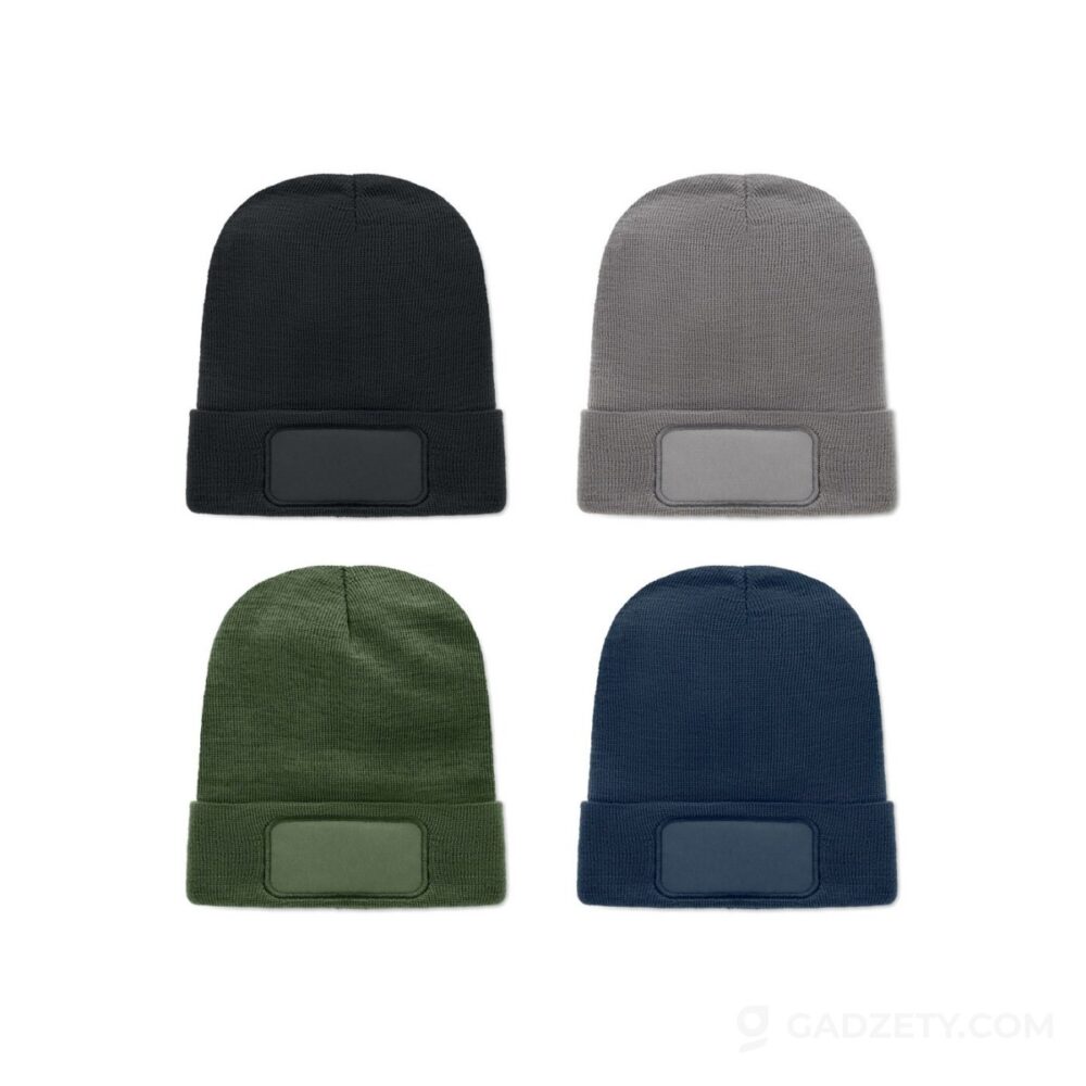 Czapka dzianinowa Capnit, unisex z mankietem